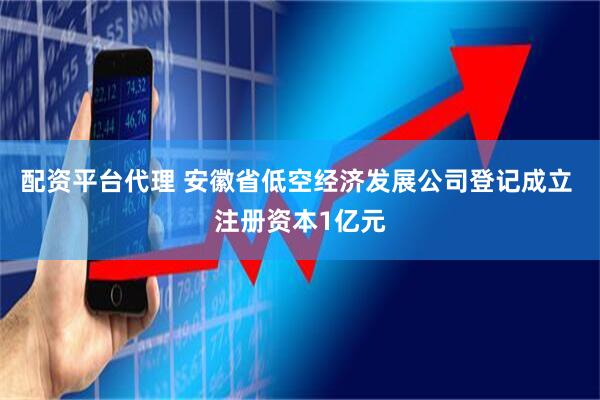 配资平台代理 安徽省低空经济发展公司登记成立 注册资本1亿元