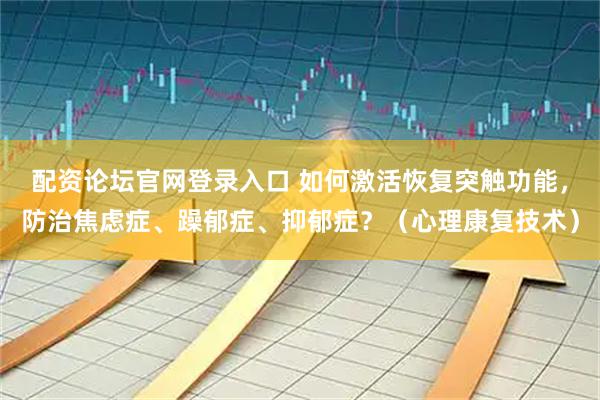 配资论坛官网登录入口 如何激活恢复突触功能，防治焦虑症、躁郁症、抑郁症？（心理康复技术）
